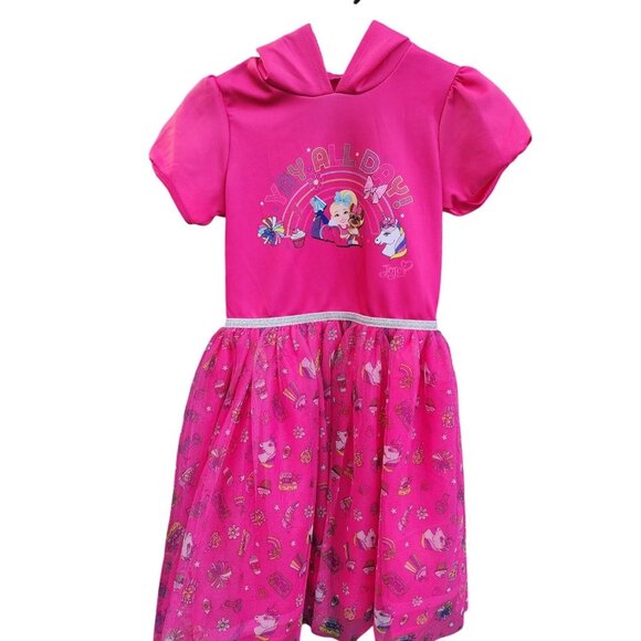 Jojo Siwa Pink "Yay All Day" Girls Dress - Picture 3 of 3